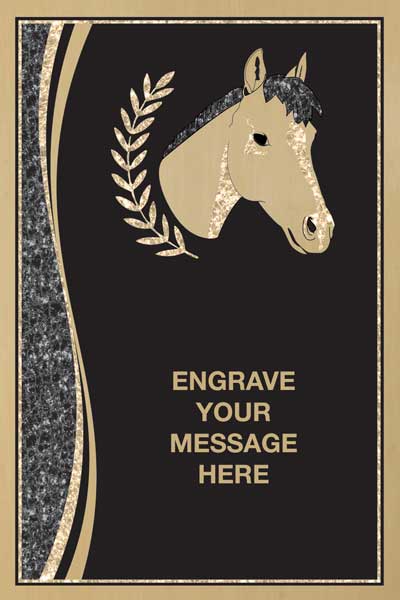 Horse Sport Plaque