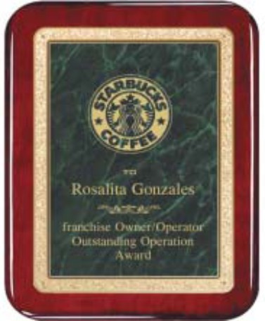 Rosewood Plaques