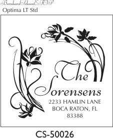 Designer Address Stamp - CS-50026