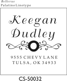 Designer Address Stamp - CS-50032