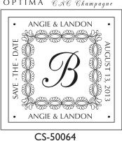 Designer Monogram Stamp - CS-50064PI