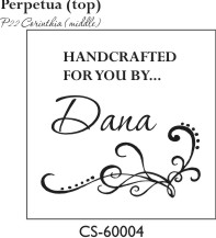 Designer Monogram Stamp - CS-60004