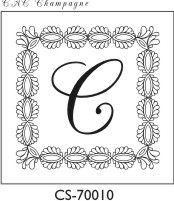 Designer Monogram Stamp - CS-70010 Designer Monogram Stamp - CS-70010