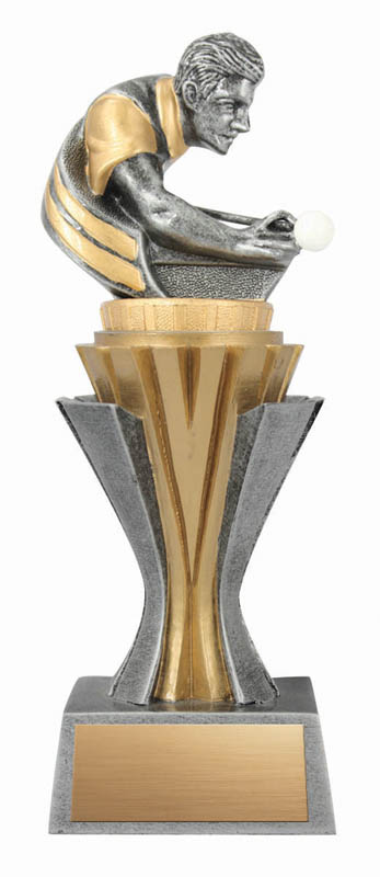 Flexx Billiards Trophy - 7 1/2"