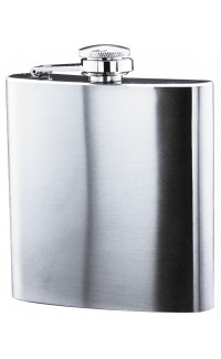 (image for) Satin Finish 6oz Stainless Steel Flask