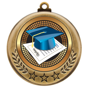 (image for) Graduation Spectrum Series Medal - 2 3/4"