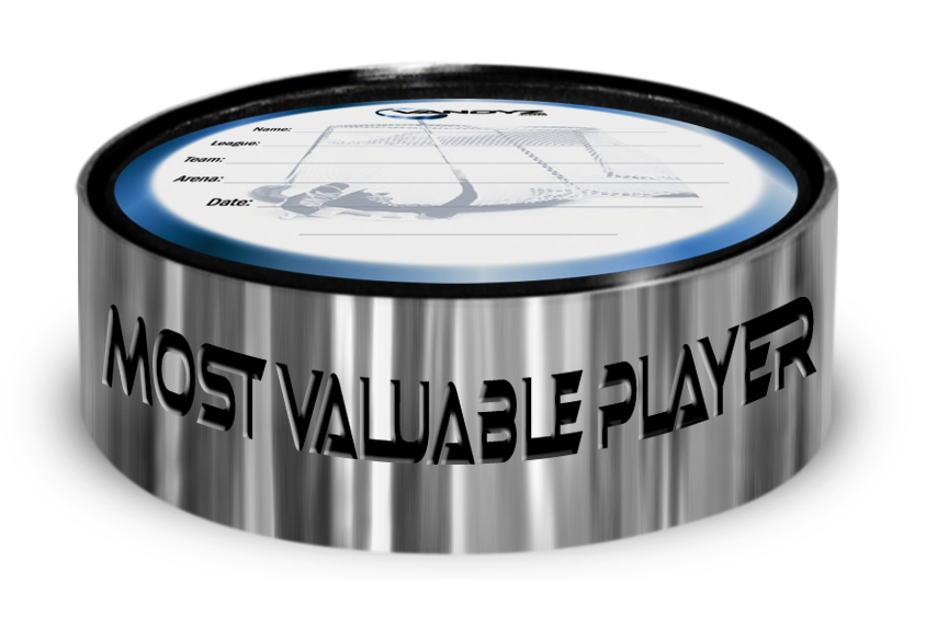"MVP" Hockey Puck Ring