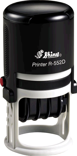 Shiny R-552 Self-Inking Dater (2" dia)