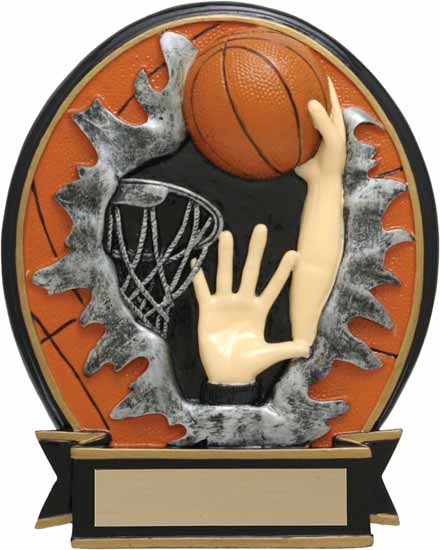 Basketball Blow Out Award - 6" - RBOM029FC