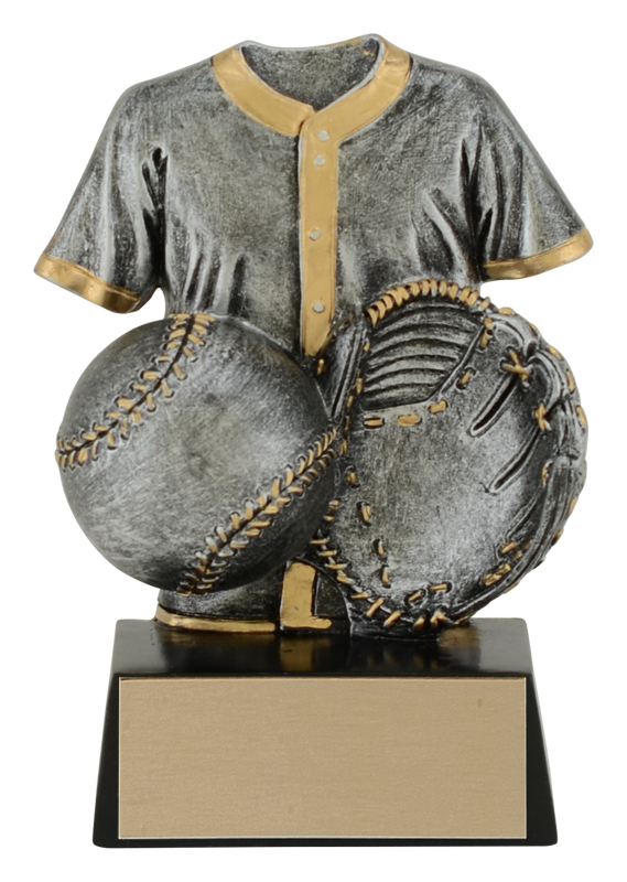 Baseball Jersey Trophy - 3 3/4"