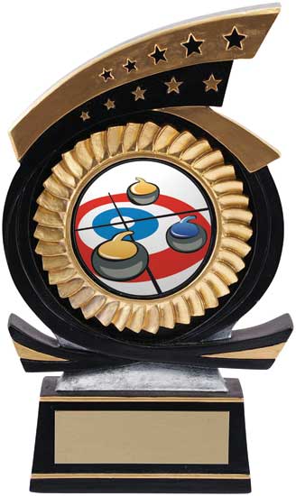 Curling Sport Star Award - 5 1/2"