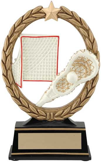 Lacrosse Negative Space Award - 6 1/4"