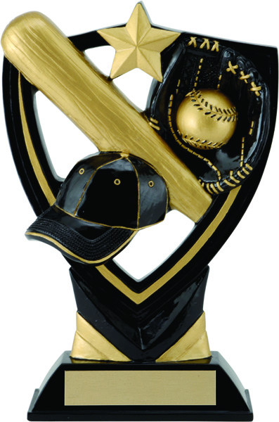 Baseball Apex Shield Award - 7 1/4"