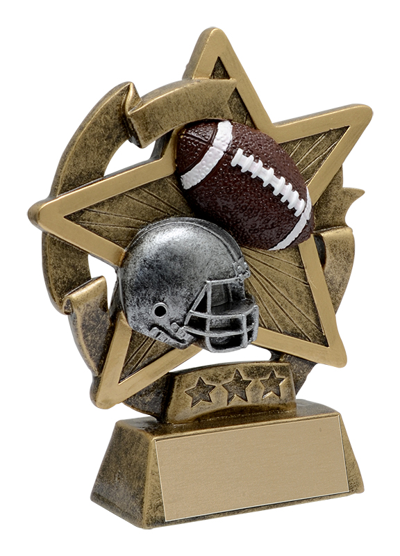 Star Gazer Football Award - 5"
