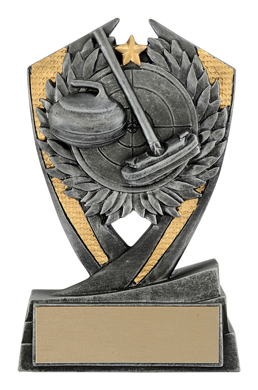 Curling Phoenix Award - 6"