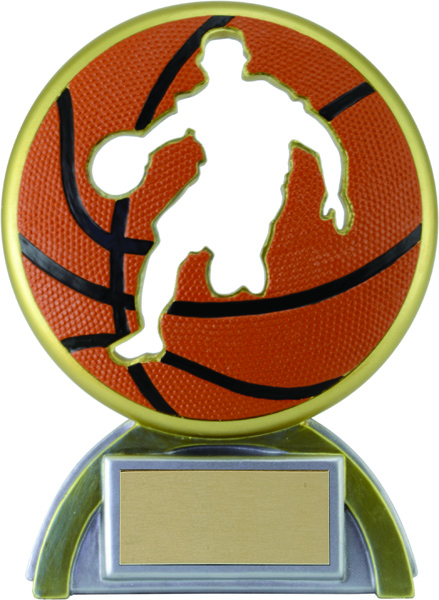 Basketball Silhouette Award - 6 1/8"