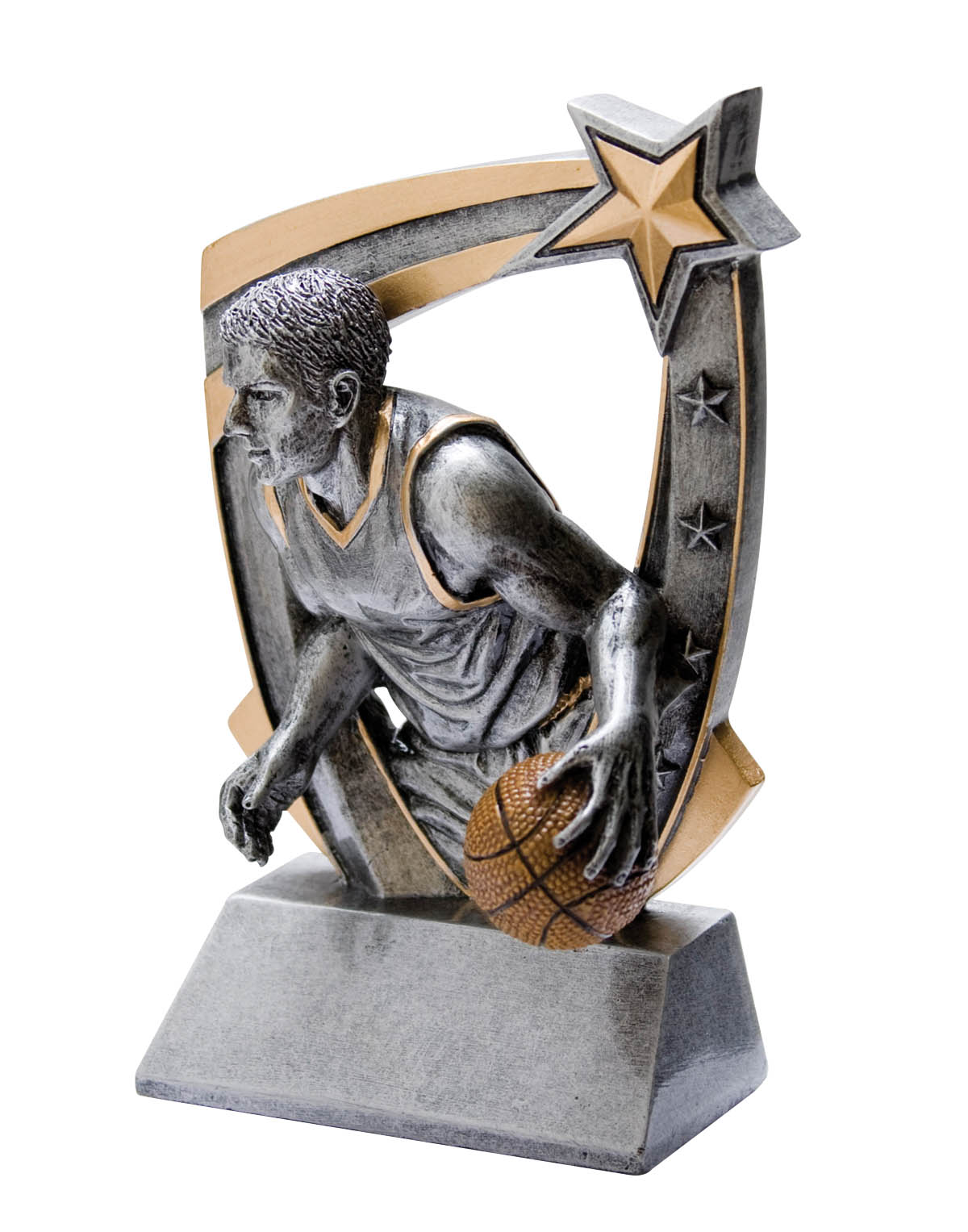 Male Basketball 3-D Resin Award