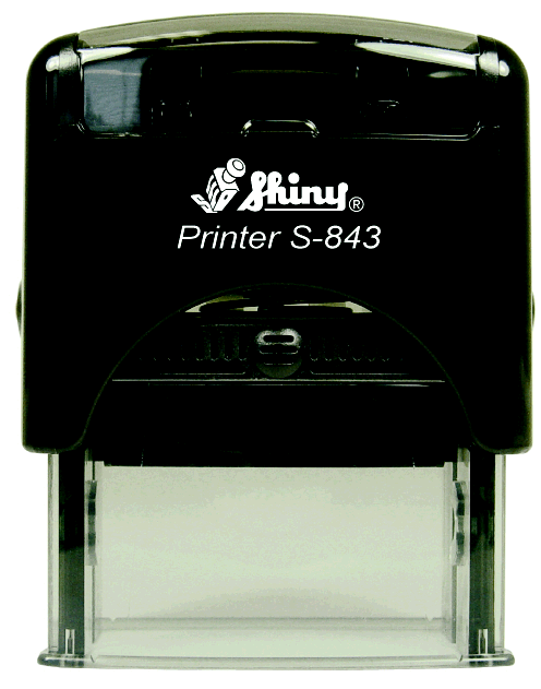 Shiny S-843 Self-Inking Stamp (1 7/8" x 3/4")