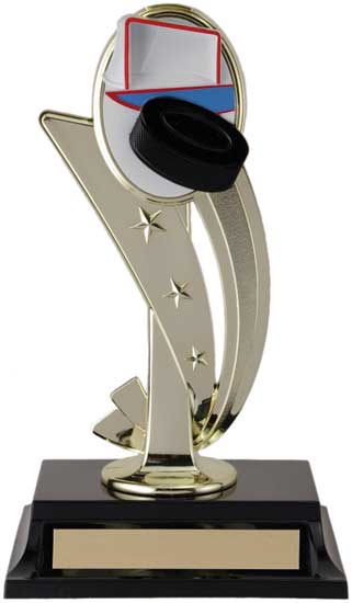 Hockey 3D Sports Riser Trophy - 8"