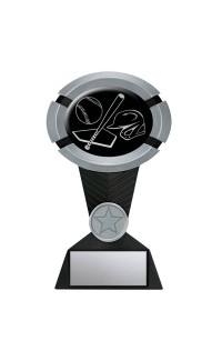 (image for) Impact Series Baseball Award - 6" Silver