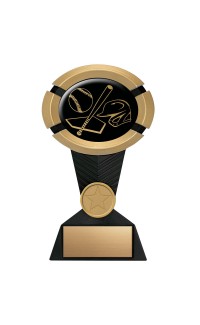 (image for) Impact Series Baseball Award - 5" Gold