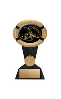 Impact Series Football Award - 5" Gold