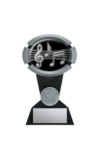 Impact Series Music Award - 6" Silver