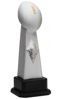 (image for) Ceramic Football Tower - 21.5"