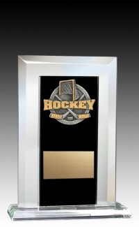 Glass Hockey Award - 6 1/4"