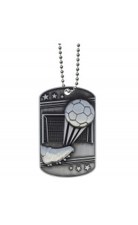(image for) Soccer Dog Tag - Ball Chain