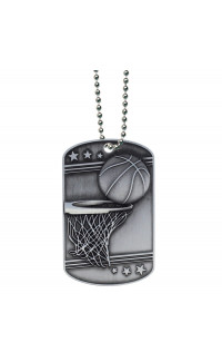 (image for) Basketball Dog Tag - Ball Chain