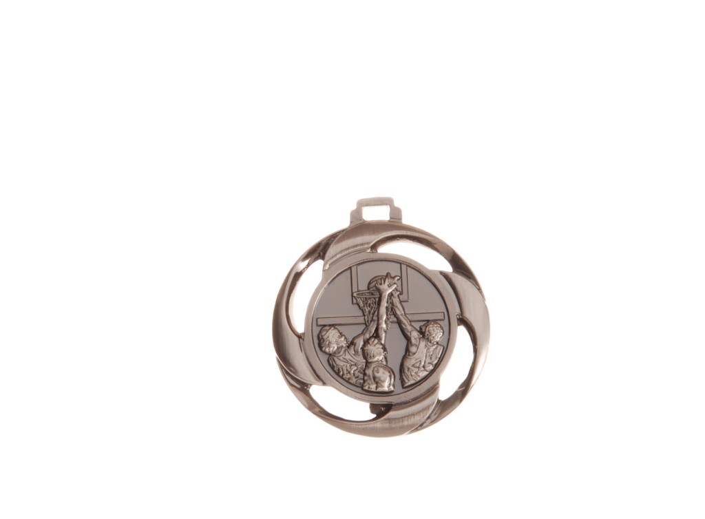 Basketball Male 1-5/8" Die Cast Medal (image for) Basketball Male 1-5/8" Die Cast Medal