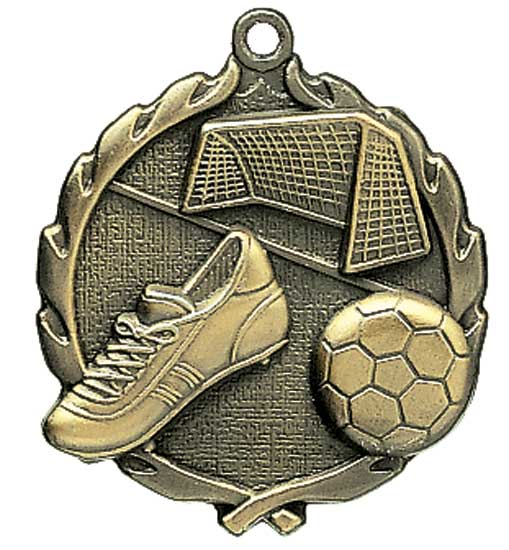 Soccer Die Cast Medal - 2 1/2" (image for) Soccer Die Cast Medal - 2 1/2"