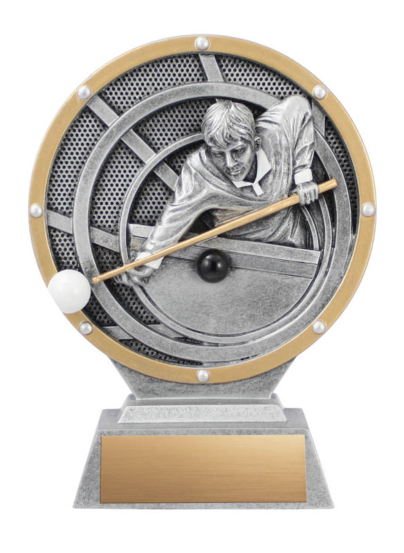 Billiards Vortex Trophy - 6" (image for) Billiards Vortex Trophy - 6"