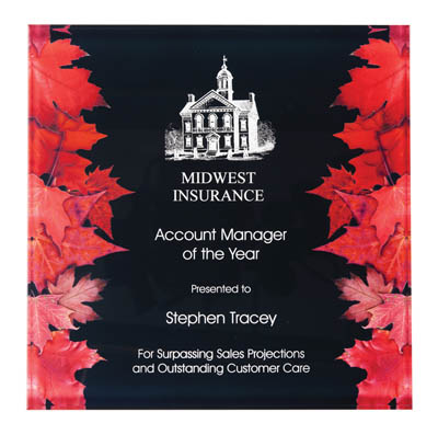 Maple Leaf Wall Plaque - 10" x 10" (image for) Maple Leaf Wall Plaque - 10" x 10"
