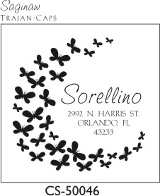 Designer Address Stamp - CS-50046 (image for) Designer Address Stamp - CS-50046