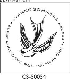 Designer Address Stamp - CS-50054 (image for) Designer Address Stamp - CS-50054