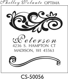 Designer Address Stamp - CS-50056 (image for) Designer Address Stamp - CS-50056