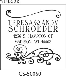 Designer Address Stamp - CS-50060 (image for) Designer Address Stamp - CS-50060