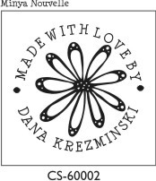 Designer Monogram Stamp - CS-60002SI (image for) Designer Monogram Stamp - CS-60002SI