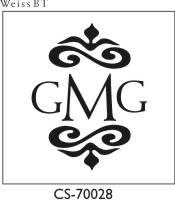 Designer Monogram Stamp - CS-70028 (image for) Designer Monogram Stamp - CS-70028