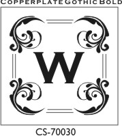 Designer Monogram Stamp - CS-70030 (image for) Designer Monogram Stamp - CS-70030