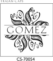Designer Monogram Stamp - CS-70054SI (image for) Designer Monogram Stamp - CS-70054SI