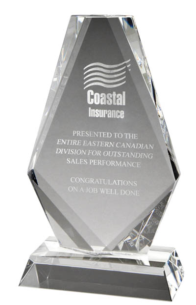 GCY1558A - 7 1/4" Crystal Award (image for) GCY1558A - 7 1/4" Crystal Award