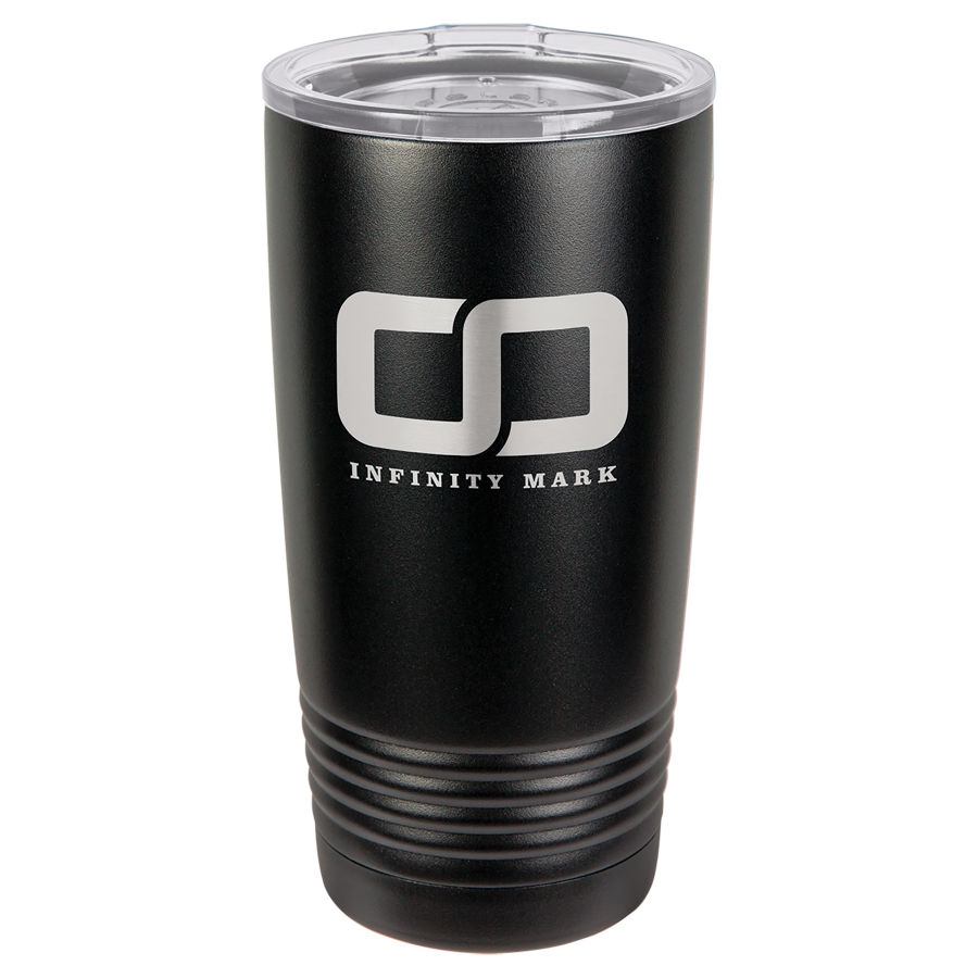 20oz Laser Engraved Tumbler - Black (No Silver Ring) (image for) 20oz Laser Engraved Tumbler - Black (No Silver Ring)