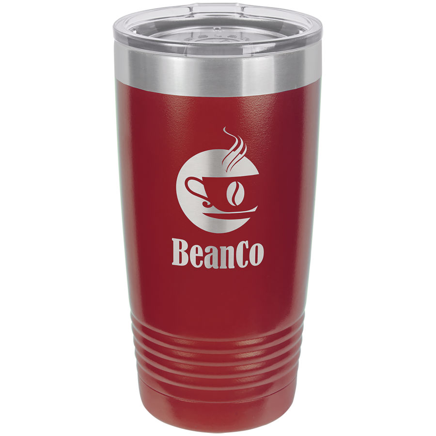 20oz Laser Engraved Tumbler - Maroon (image for) 20oz Laser Engraved Tumbler - Maroon