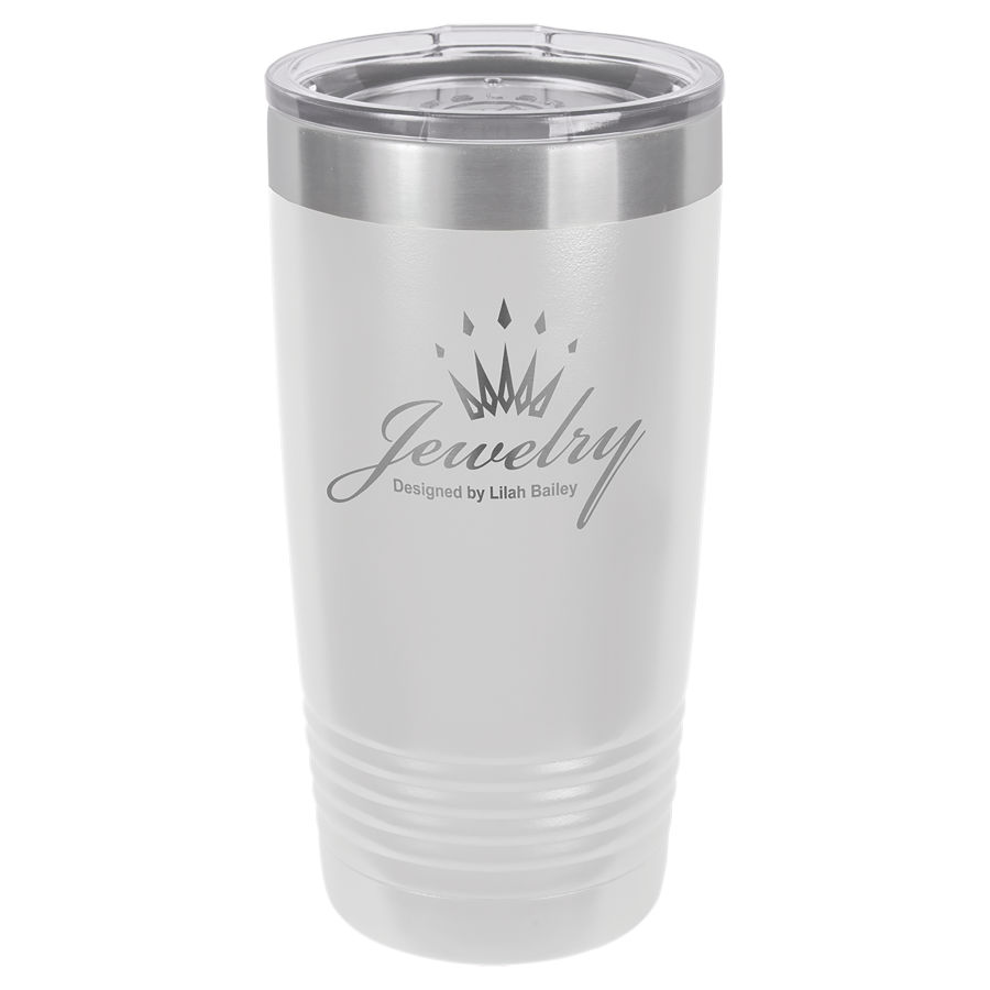 20oz Laser Engraved Tumbler - White (image for) 20oz Laser Engraved Tumbler - White