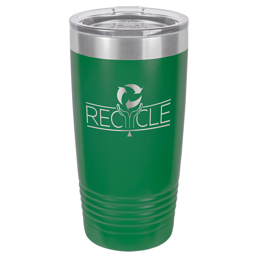 20oz Laser Engraved Tumbler - Green (image for) 20oz Laser Engraved Tumbler - Green