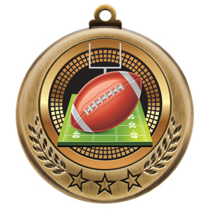 Football Spectrum Series Medal - 2 3/4" (image for) Football Spectrum Series Medal - 2 3/4"