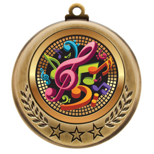 Music Spectrum Series Medal - 2 3/4" (image for) Music Spectrum Series Medal - 2 3/4"